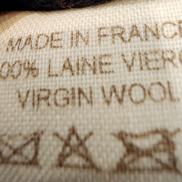 La maison de la fausse fourrure black wool fur Button Up Glam cardigan S - Picture 12 of 14